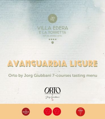 Avanguardia Ligure - Menu degustazione di 7 portate al ristorante 1 stella Michelin Orto by Jorg Giubbani a Moneglia