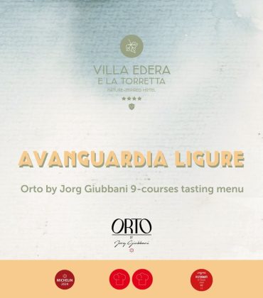 Avanguardia Ligure - Menu degustazione di 9 portate presso *MICHELIN ristorante Orto by Jorg Giubbani a Moneglia